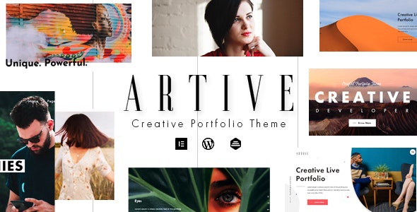 ThemeForest Artive - Download Creative Portfolio WordPress Theme
