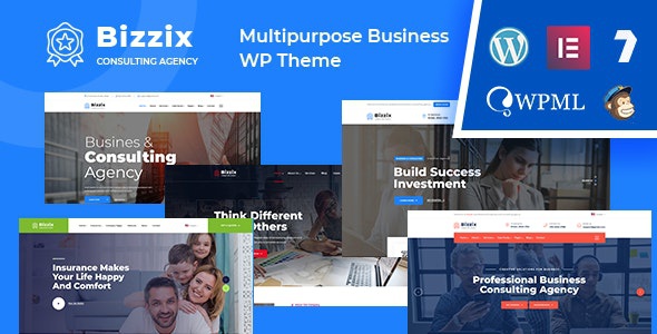 ThemeForest Bizzix - Download Multipurpose Business WordPress Theme