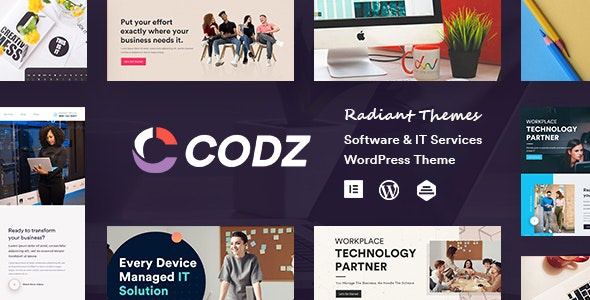 ThemeForest Codz - Download Software & IT Services WordPress Theme