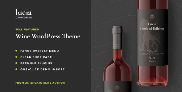 ThemeForest Lucia - Download Wine WordPress Theme