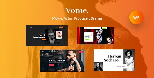 ThemeForest Vome - Download Multipurpose Film Studio Movie Production WordPress Theme