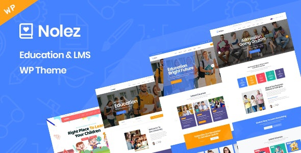 ThemeForest Nolez - Download Education WordPress Theme
