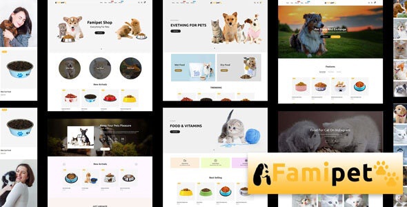 ThemeForest Famipet - Download Pet Food Shop Responsive Shopify Theme