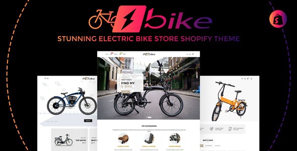 ThemeForest E-Bike - Download Stunning Electric Bicycle Store Responsive Shopify Theme