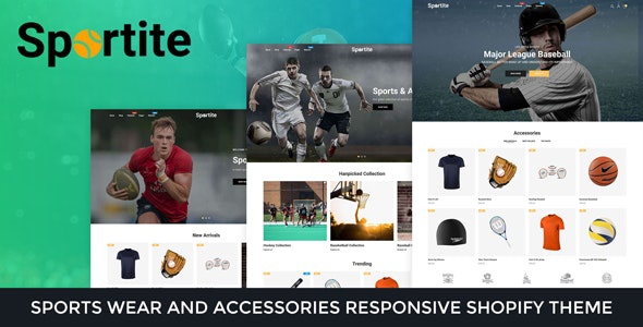 ThemeForest Sportite - Download Sports Wear And Accessories Responsive Shopify Theme