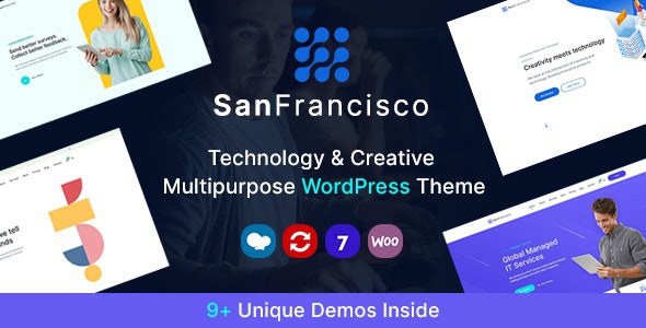 ThemeForest San Francisco - Download IT Technology and Creative WordPress Theme