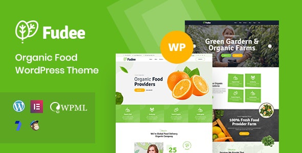 ThemeForest Fudee - Download Organic Food WordPress Theme
