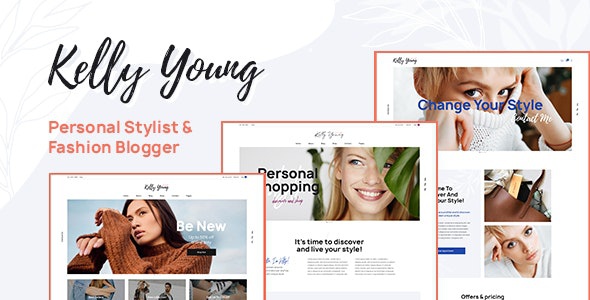 ThemeForest Kelly Young - Download Personal Stylist WordPress Theme
