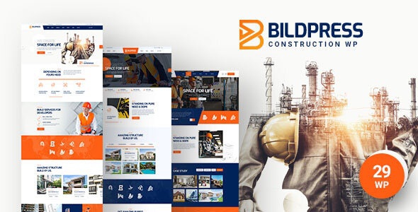 ThemeForest BildPress - Download Construction WordPress Theme + RTL