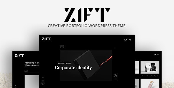 ThemeForest Zift - Download Creative WordPress Portfolio Theme