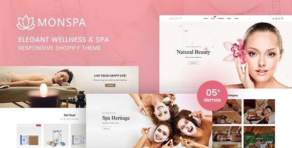 ThemeForest Monspa - Download Elegant Wellness And Spa Responsive Shopify Theme
