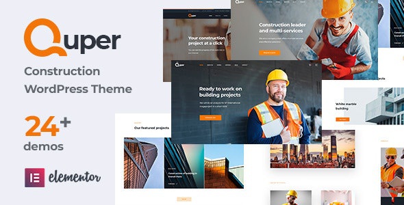 ThemeForest Quper - Download Construction and Architecture WordPress Theme