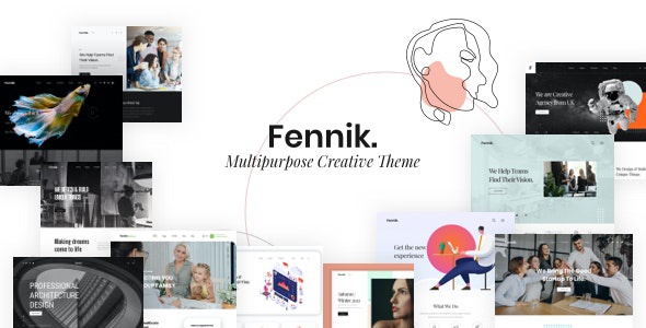ThemeForest Fennik - Download Multipurpose Creative WordPress Theme