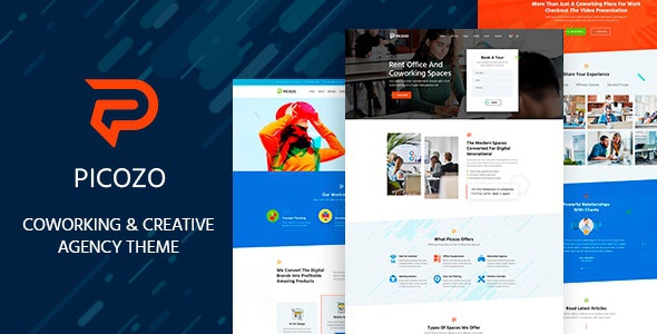 ThemeForest Picozo - Download Coworking and Office Space WordPress Theme