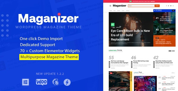 ThemeForest Maganizer - Download Modern Magazine WordPress Theme