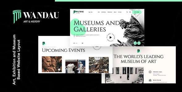 ThemeForest Wandau - Download Art & History Museum WordPress Theme