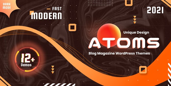 ThemeForest Atoms - Download WordPress Magazine and Blog Theme
