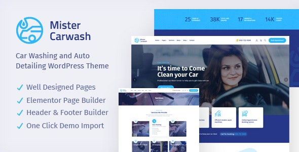 ThemeForest Mister - Download Car Wash WordPress Theme