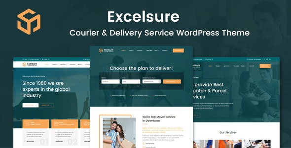 ThemeForest Excelsure - Download Courier Delivery WordPress Theme