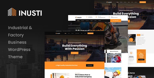 ThemeForest Inusti - Download Factory & Industrial WordPress Theme