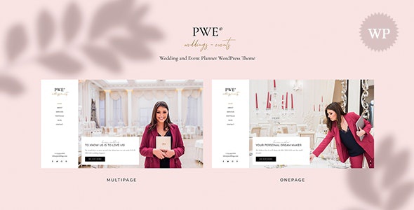 ThemeForest PWE - Download Wedding and Event Planner WordPress Theme