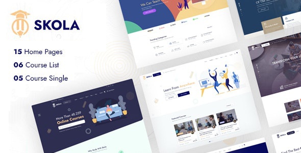 ThemeForest Skola - Download LMS Online Courses WordPress Theme