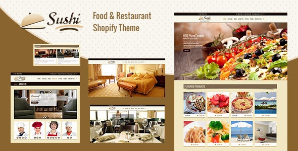 ThemeForest Sushi - Download Shopify Menu, Restaurant Theme