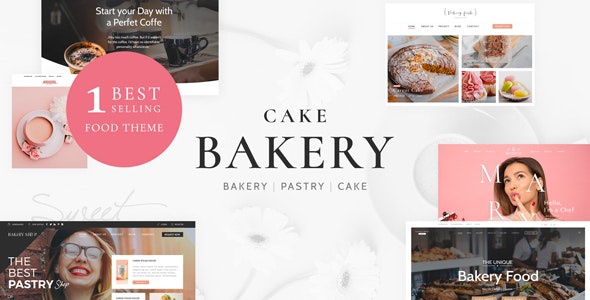 ThemeForest Cake Bakery - Download Pastry WordPress Theme