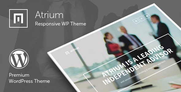 ThemeForest Atrium - Download Finance Consulting Advisor WordPress Theme