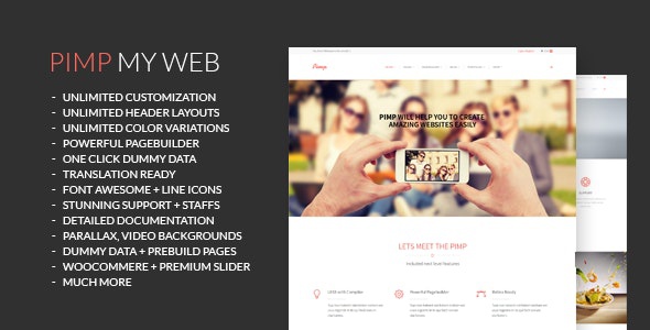 ThemeForest PIMP - Download Creative MultiPurpose WordPress Theme