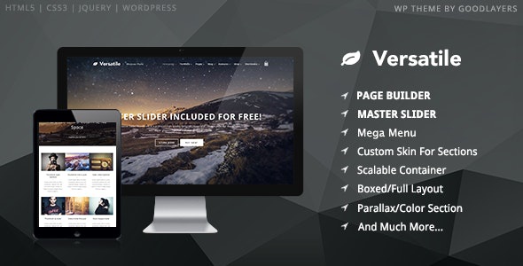 ThemeForest Versatile - Download Responsive Multi-Purpose WordPress Theme