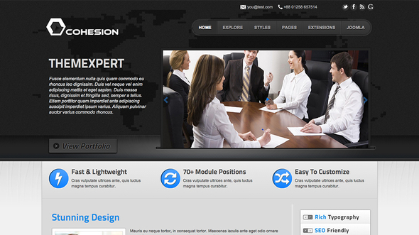ThemeXpert Cohesion - Download Responsive Corporate Template