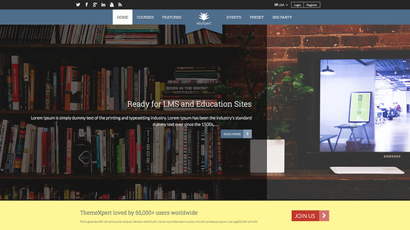 ThemeXpert EduXpert - Download Responsive Joomla Education Template