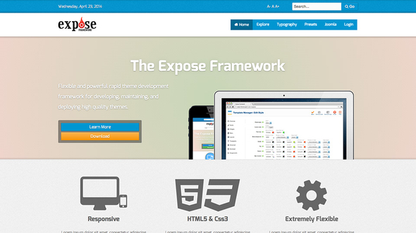 ThemeXpert Expose4 - Download Responsive Base Template