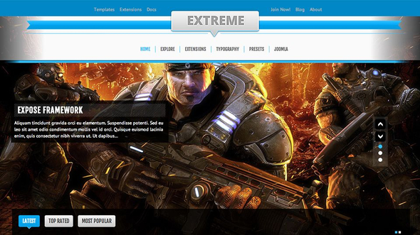 ThemeXpert Extreme - Download Responsive Gaming Template