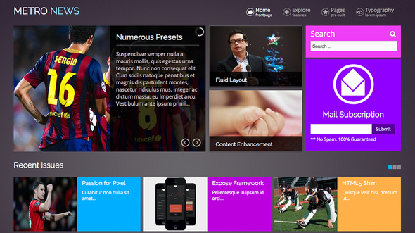 ThemeXpert Metronews - Download Responsive Joomla template for News and Magazine
