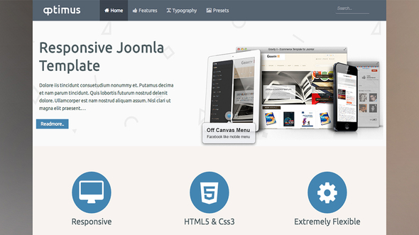 ThemeXpert Optimus - Download Multipurpose Joomla Template
