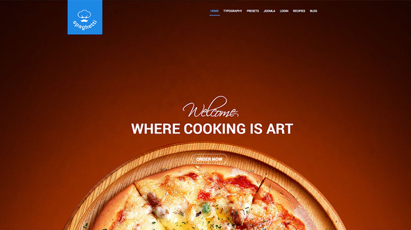 ThemeXpert Spaghetti - Download Restaurant Ecommerce Template For Joomla