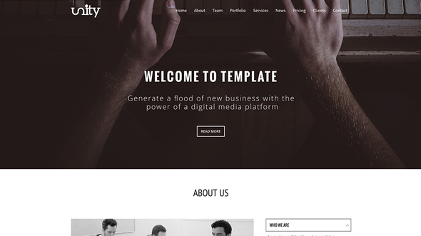 ThemeXpert Unity - Download Responsive One Page Joomla Template