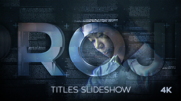 Titles Slideshow - Download Videohive 15762310