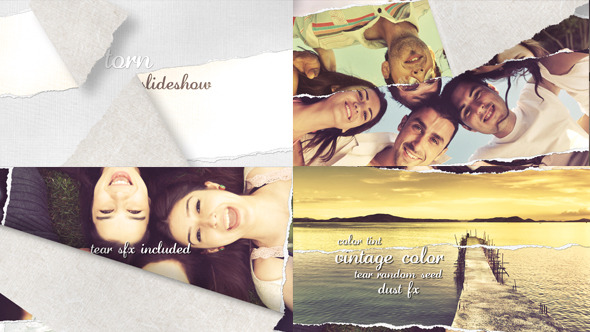 Torn Slideshow - ImageVideo - Download Videohive 6887446