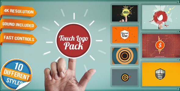 Touch Screen Logo - Quick Flat Interactive Media Reveals - Download Videohive 10654045