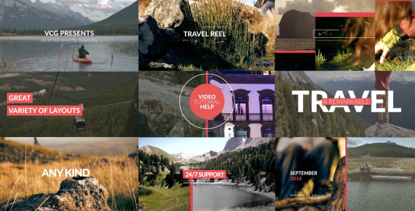 Travel Reel With Titles - Download Videohive 17923569