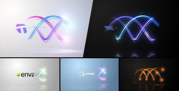 Twisting Streaks Logo - Download Videohive 9007360