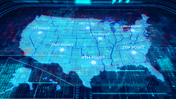 USA Map - Download Videohive 11939646