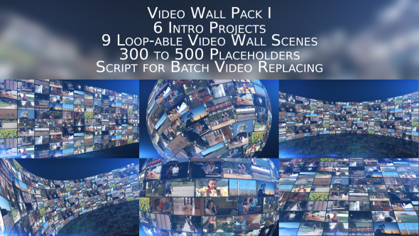 Video Wall Pack I - Download Videohive 11447629