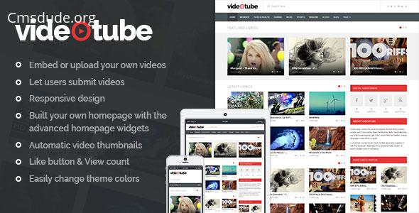 VideoTube v1.3.3 – A Responsive Video WordPress Theme Download Free