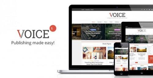 Voice – Clean News Magazine WordPress Theme Download Free