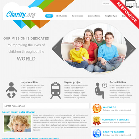 VTEM Charity - Download Responsive Joomla Template