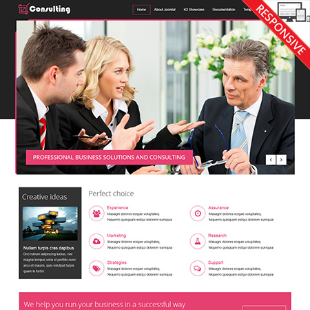 VTEM Consult - Download Responsive Joomla Template